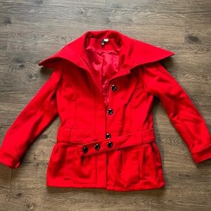 H&M red coat